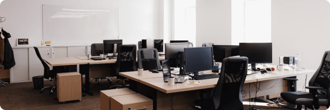 Image showing desk and chairs